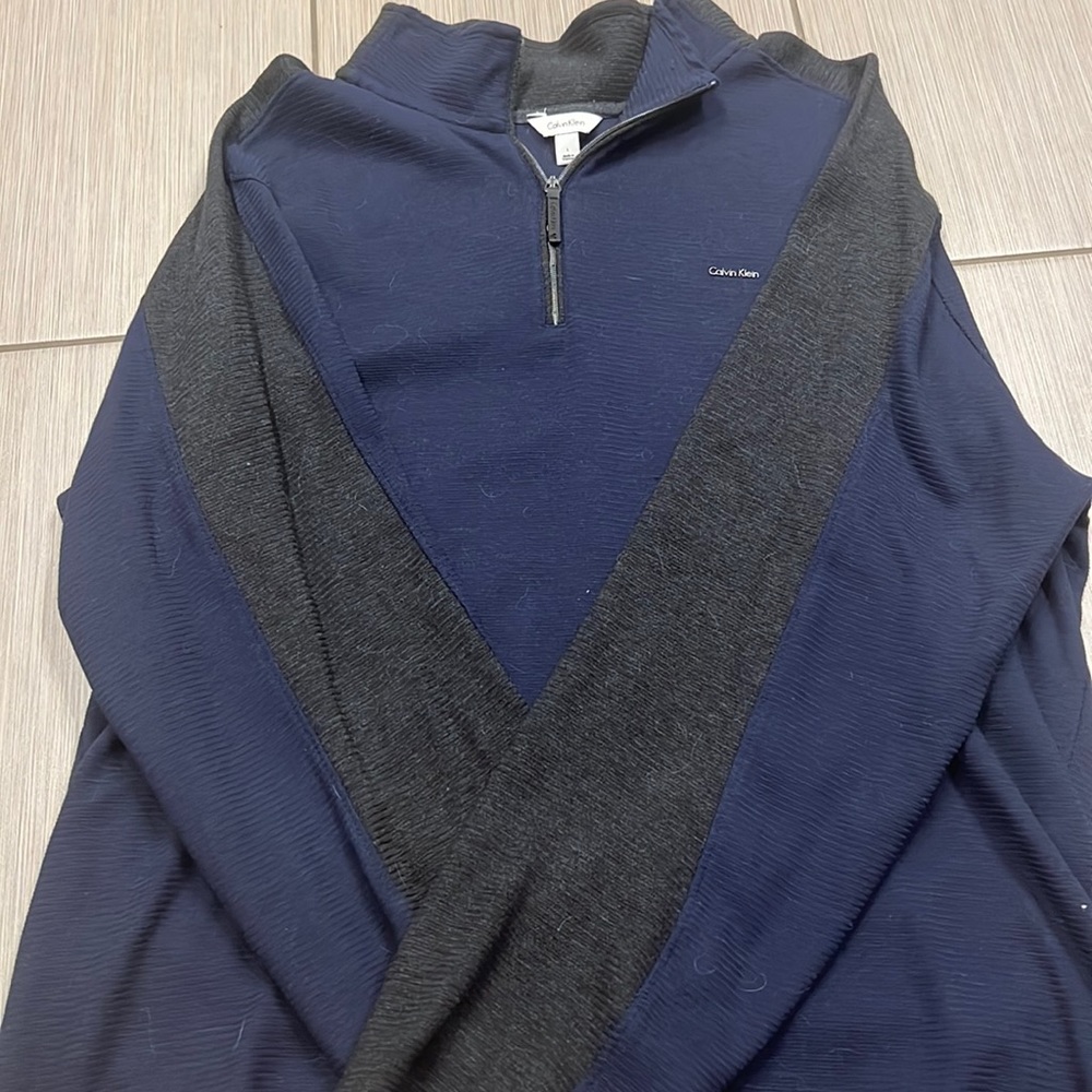 Calvin Klein quarter zip sweater